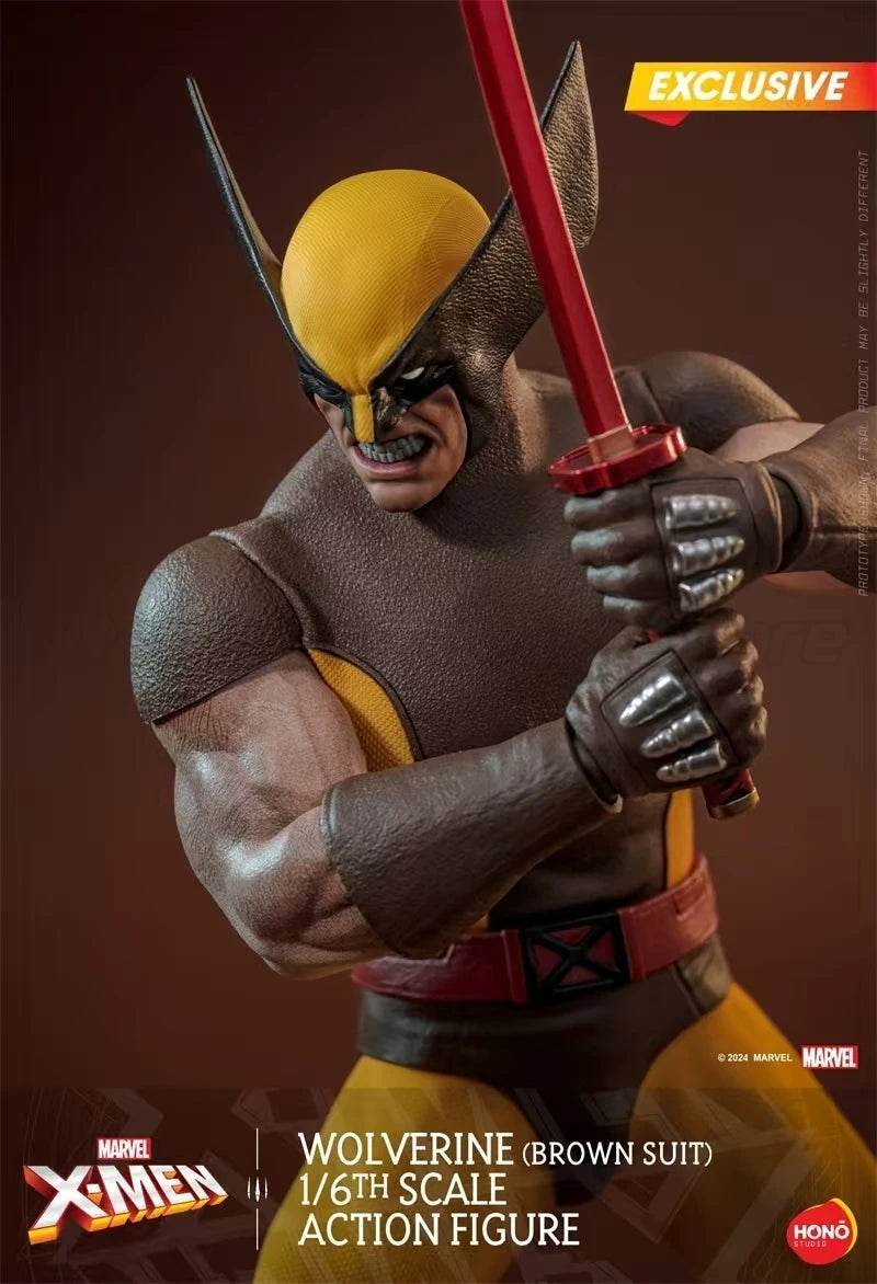 【MT】Hot Toys Marvel HS03 X-Men Wolverine (Brown Clothes) 1:6 Scale Action Figure Collection Toys