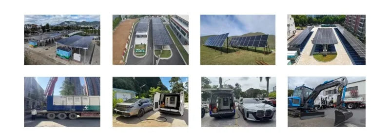 Customized On Grid Off Grid Hybrid Energy Storage Charging Station for Commercial and Industrial Use
