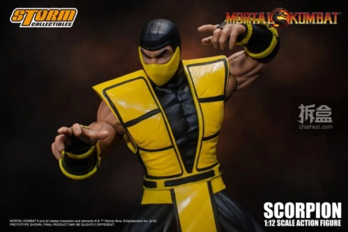 Storm Toys Genuine Mortal Kombat Series Sub Zero Scorpion Nightwolf Fighting Game Collection 1/12 Action Figures Model Toys