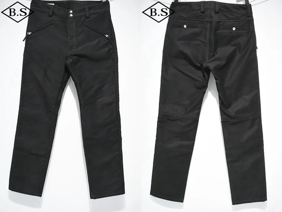 BUCO 1950s leather pants J-99 cotton jungle off-road knight pants