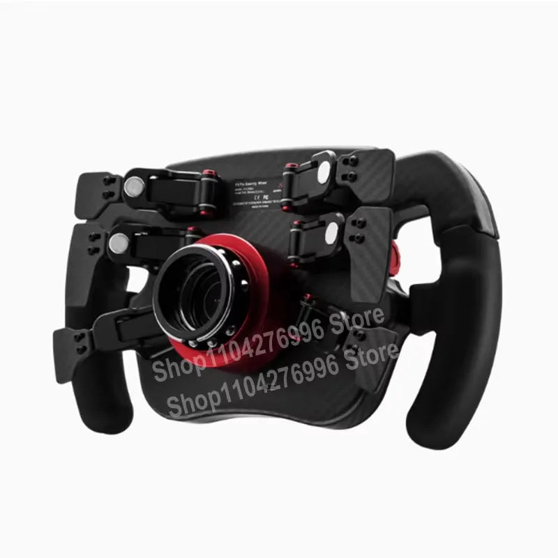 PC Formula Steering Wheel Racing Simulator Steering Wheel Carbon Fiber Steering Wheel with 4.3" Display For Simagic FX PRO