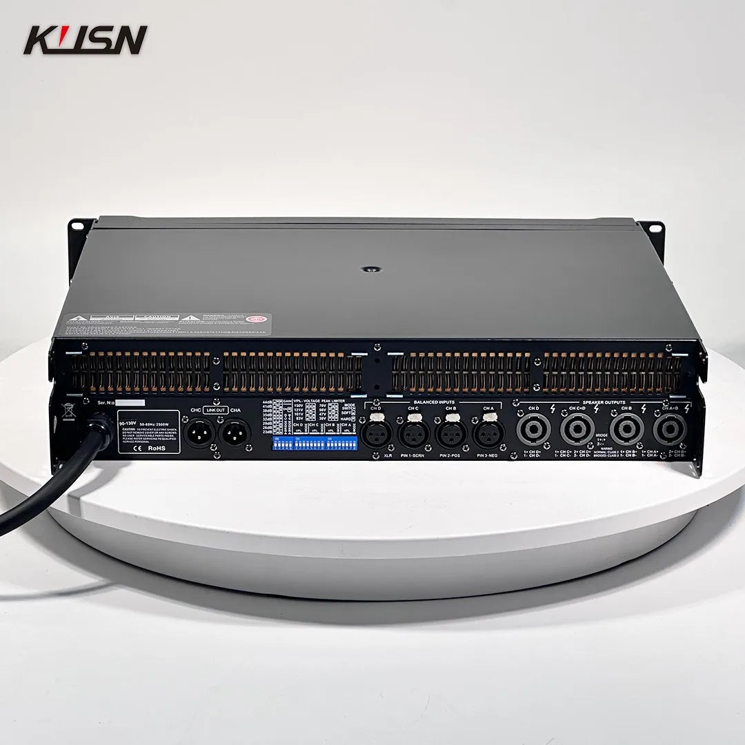 FP10000Q Copper Heatsink 10000W RMS Professional Digital Amplifier 2500Wx4 FP 10000Q  2U High Power For Subwoofer Speaker
