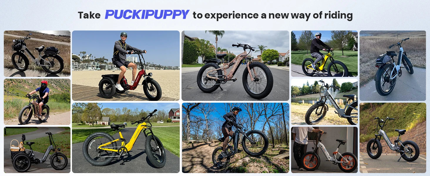 PUCKIPUPPY Bulldog Dual Battery E-bike 1350W 48V 30AH With Luxury Accessory Pack And Extra 15Ah Battery Electric Mountain Bike