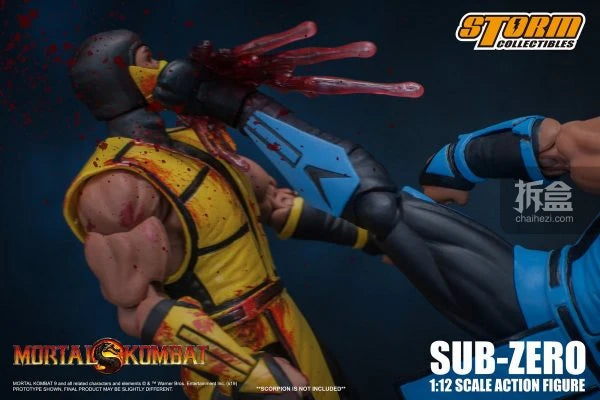 Storm Toys Genuine Mortal Kombat Series Fire Dragon Sub-Zero Motaro Lu Kang Goro Fighting Game 1/12 Action Figures Model Toys