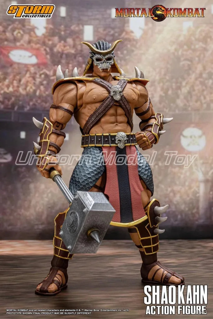 【UA】Original Storm Collectibles Mortal Kombat SHAO KAHN 1/2 Action Figures Model Toys Gifts