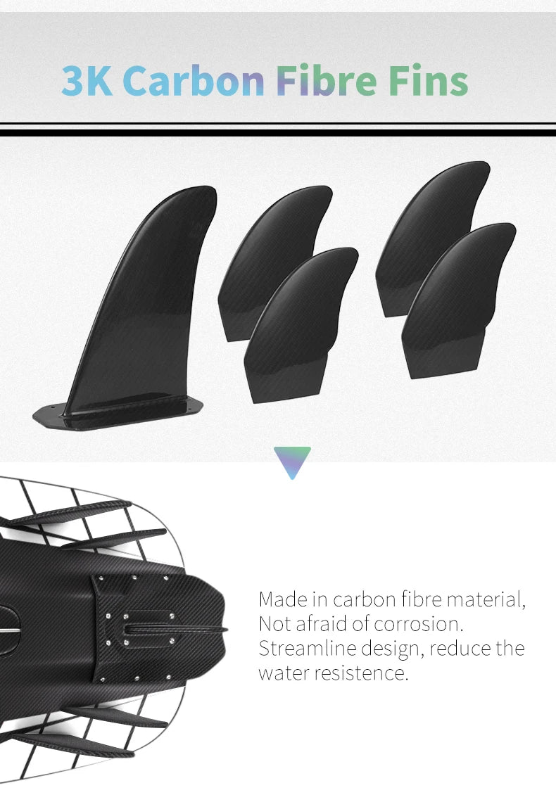 KOOTU Fuel Engine Surfboard 109cc Electric Surfboard Carbon Fiber Surfboard Powerful High Speed Surfboards