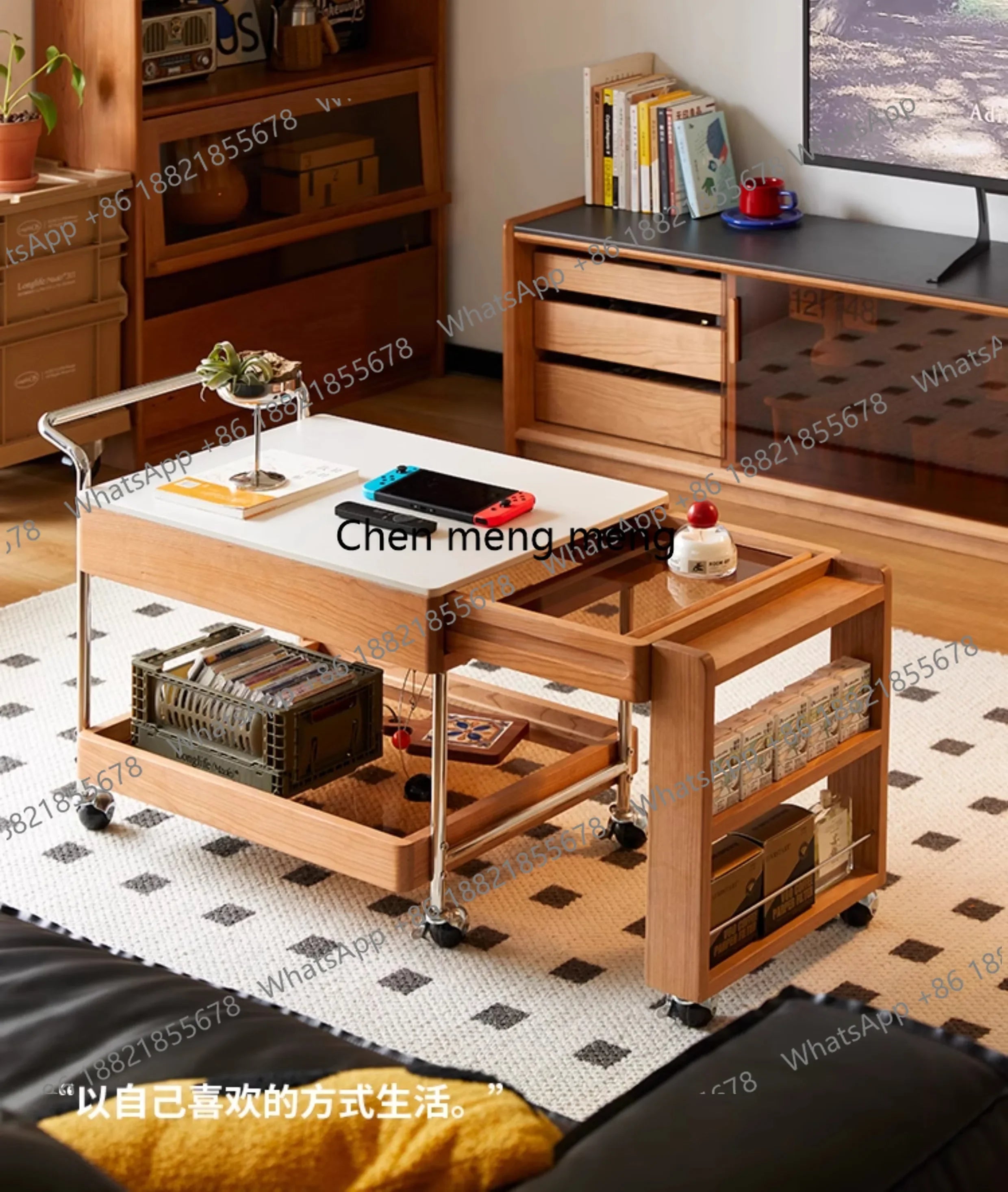 E136  Storage Universal Tv Stand Modern Nordic Organizer Luxury Modern Tv Cabinet Living Room Led Mueble Para Televisor Furnitur