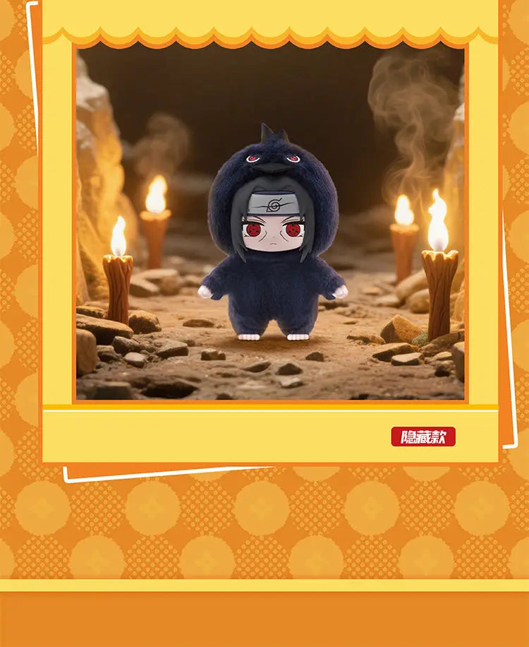 Original BANDAI Eaki Naruto Uzumaki Naruto Blind Box Shippuden Beast Party Series Plush Doll Anime Characters Are Cute Toys Gift