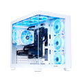 MLOONG Gaming PC Desktop, AMD Ryzen 7 8700F, GeForce RTX 5060Ti 8GB, 32GB DDR5 RAM, 1TB NVME SSD, 650W PSU, Windows 11 Home 64-b