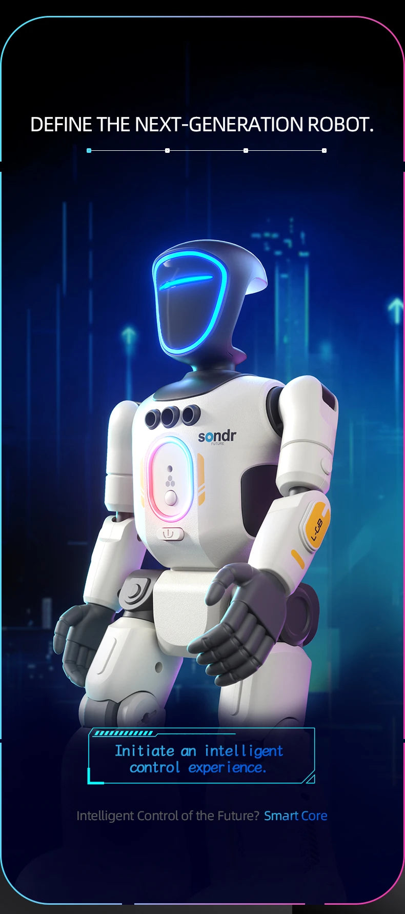 Smart Programming Humanoid Gesture Sensing Remote Control Robot 2.4G Joint Mobility Breathing Light Recording Function RC Robot