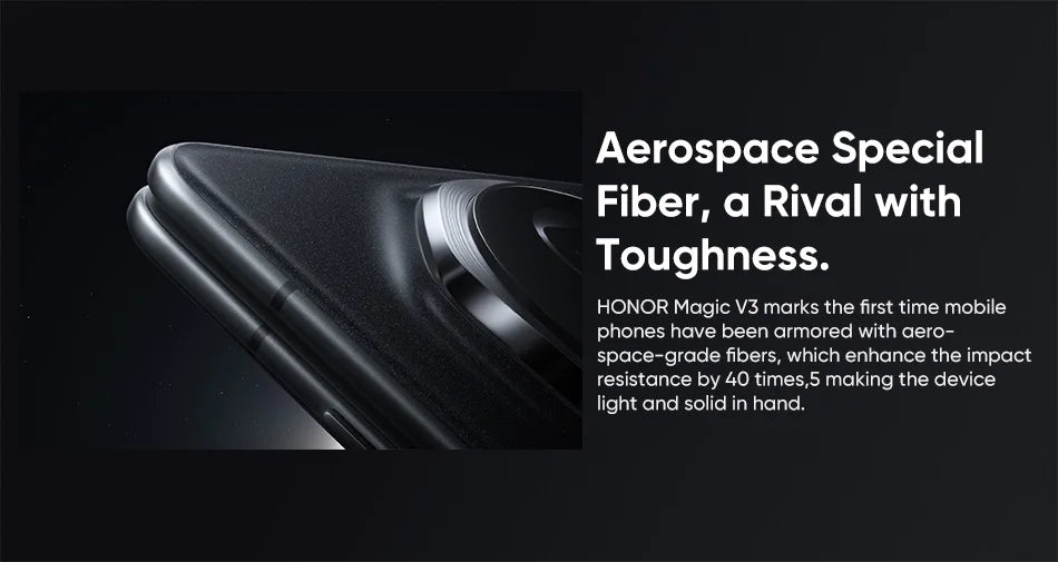 Global Version Honor Magic V3 5G Foldable LTPO OLED 120Hz Display 7.92" 50MP Triple Cameras Snapdragon 8 Gen 3 5150mAh 66W NFC