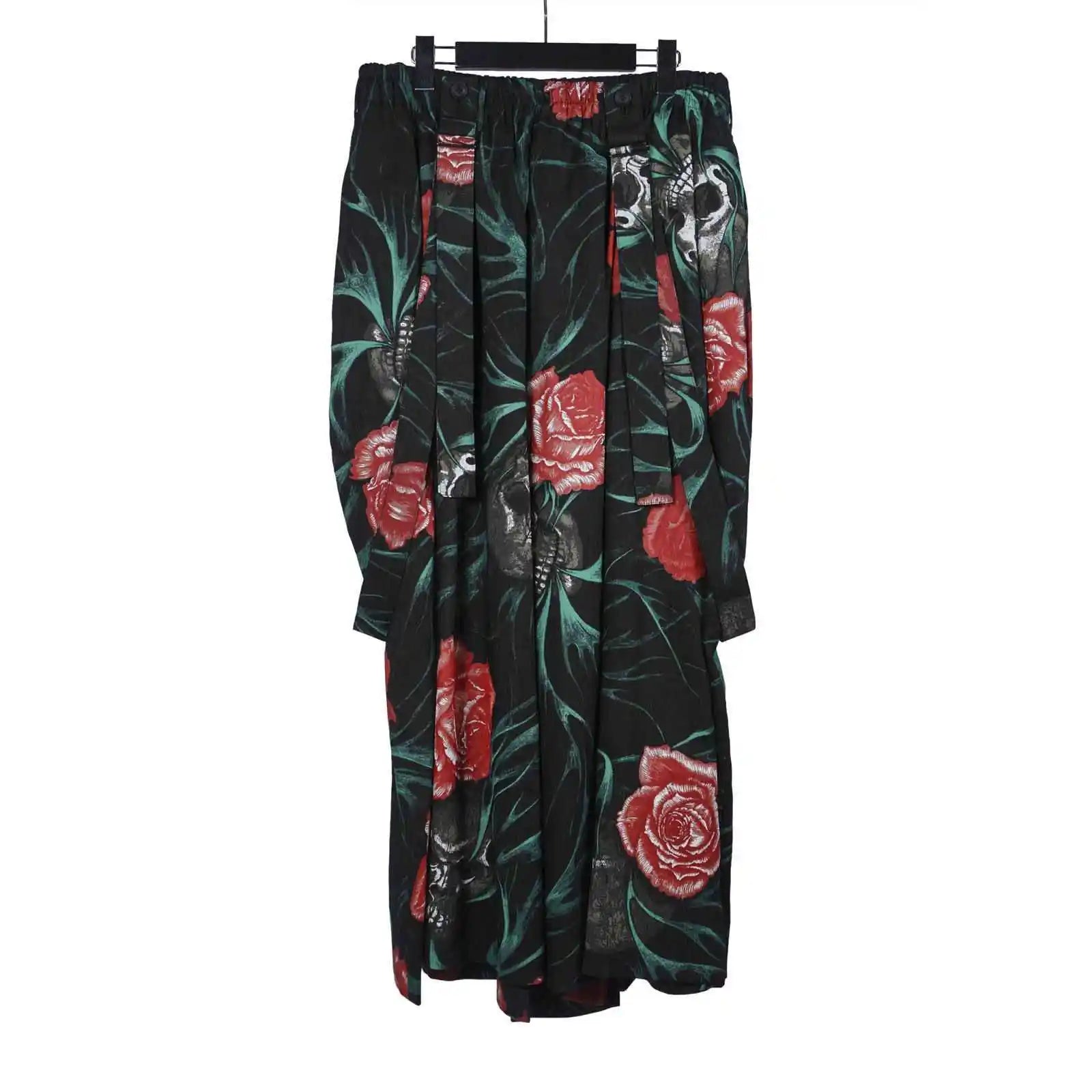 TOP-YAMAMOTO Japanese original design dark niche skull print casual pants