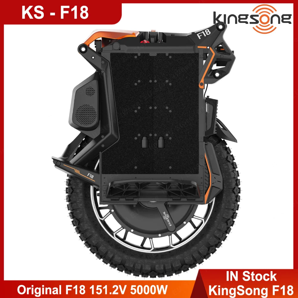 Newest Original KingSong F18 151.2V 2664Wh Electric Euicycle 100mm Traval Suspension 5000W Motor Power KS F18 Electric wheel