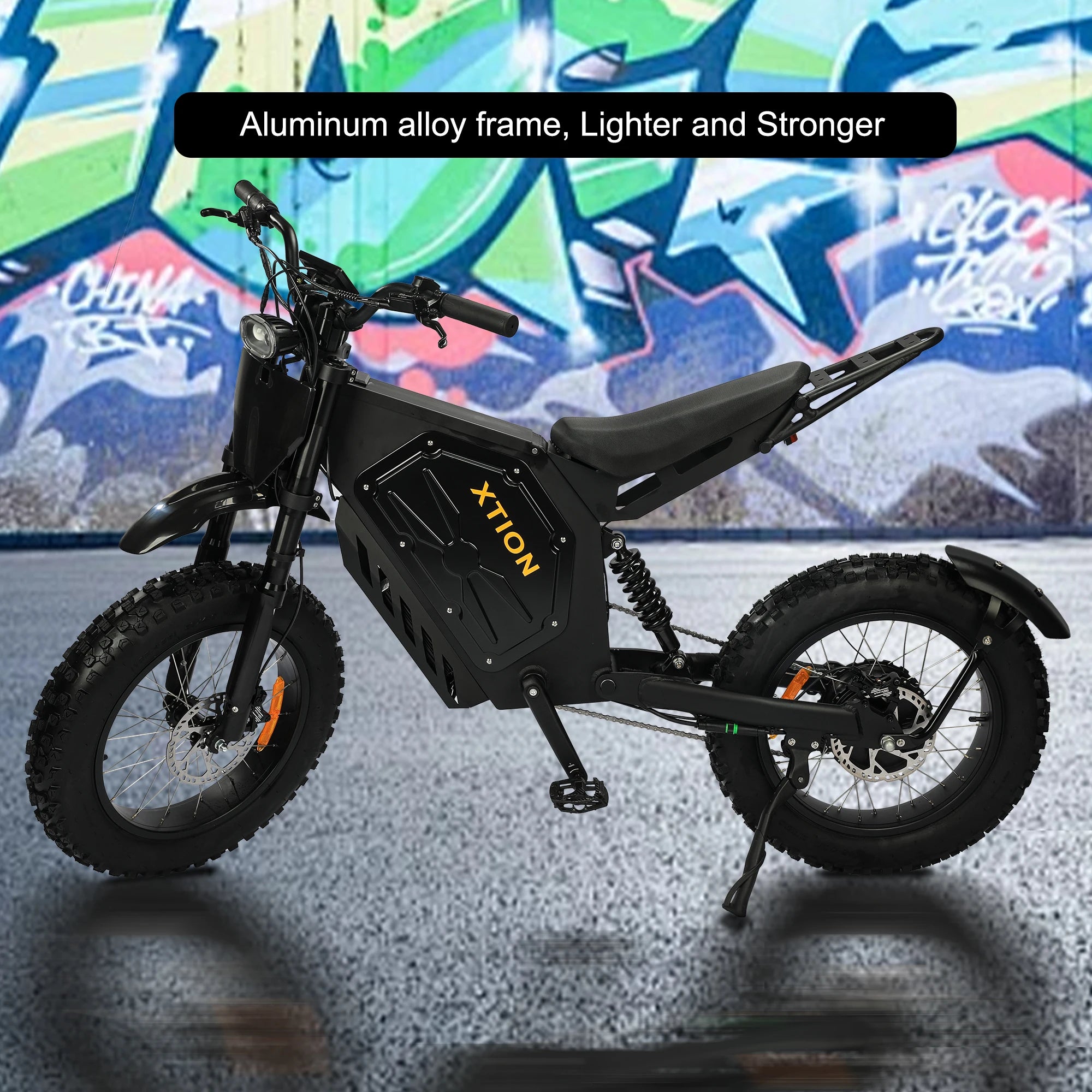 Xtion Electric Mountain Bike for Adults, 3000W E-bike , 45 MPH & 60 Miles Range, 60V 25AH Removable Battery Dual Shock E Bike