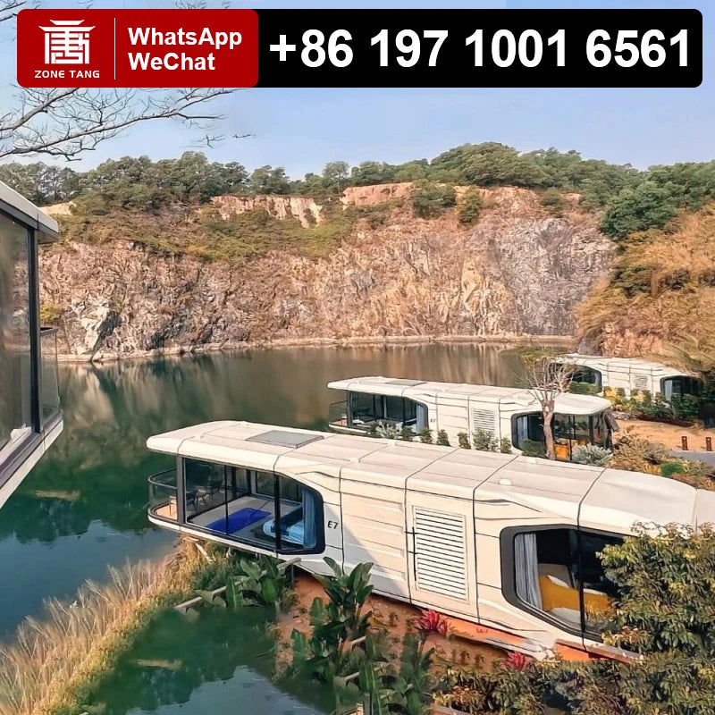 Modern Capsule House Factory Price Prefabricated Prefabricated Houses Luxury High Quality Space Capsule Home Wind Resistance