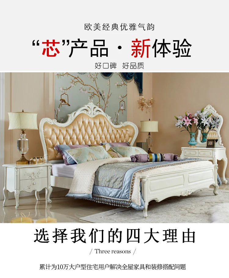 Wooden Modern Bed Frame Double Storage Space Twin Headboards Double Bed Full Size Luxury Muebles De Dormitorio Home FurnitureX