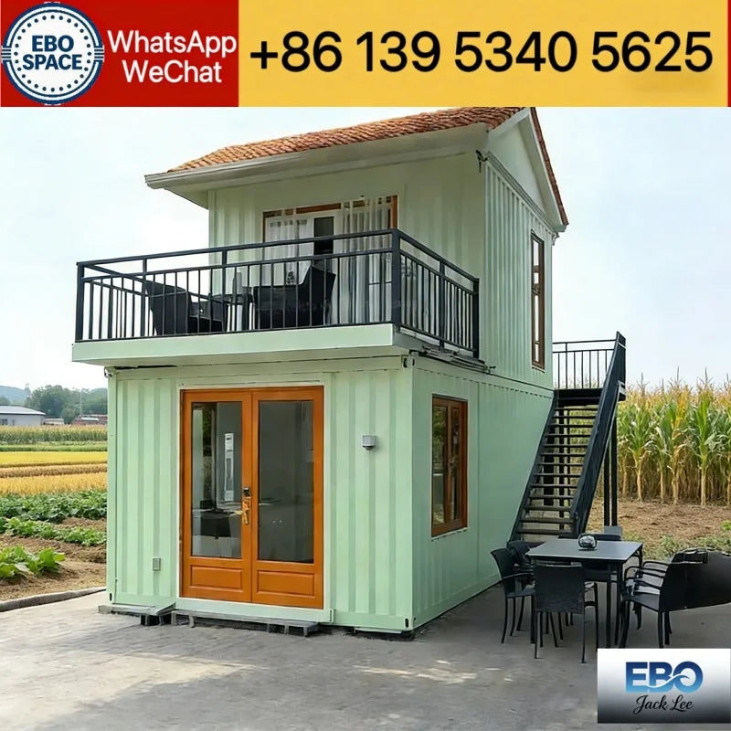 Made in China 30ft Waterproof Folding House Outdoor Garden House 2-3 Bedroom Modular Container House