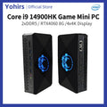 14th Intel Core i9 12900HX 14900HX 12650HX Gaming Mini PC NVIDIA GeForce RTX 4060 8G GDDR6 2xDDR5 NVME 3xHDMI2.0 USB-C Windows11
