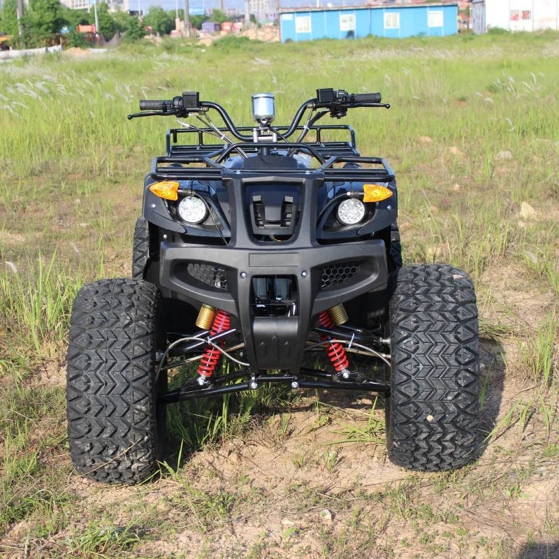 For200cc Chinese Sports Quad Bike ATV 4x4 Automatic UTV Oil Cooled CVT Big Bull 10 Inch Alloy Rims Adult Buggy Chain Drive 4-Str
