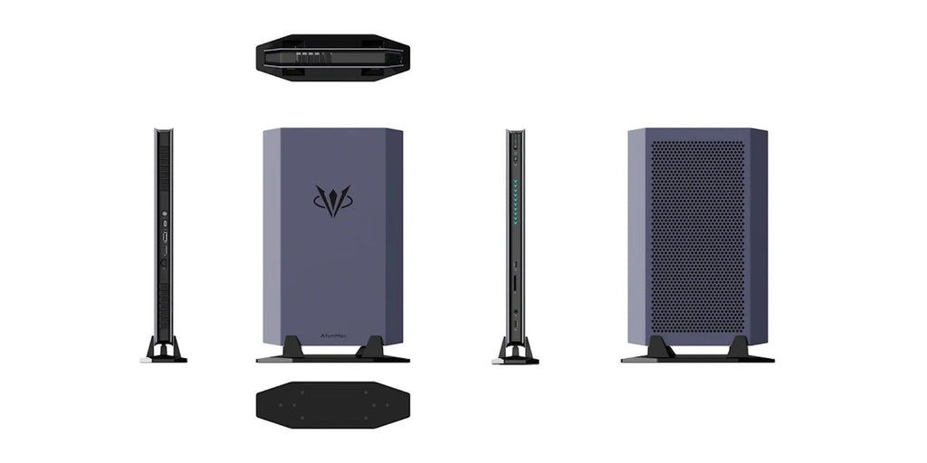 AtomMan Mini PC Gaming Desktop Workstation G7 Ti I9 14900HX I7 14650HX NVI-DIA RTX 4070 8G GDDR6 2xDDR5 Powerful Computer WiFi7
