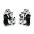 Chrome Landing Gear Powerful Anti-Fall Wheels for Latest Heavy Motorcycle Parking Safety Assist
