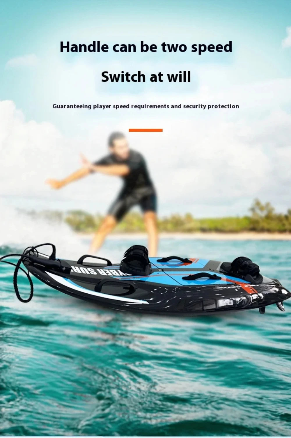 Carbon Fibre Powered Water Float Board Electric Surfboard Special Skateboard Electric Surfboard 15 KW Professional Carbon Fibre