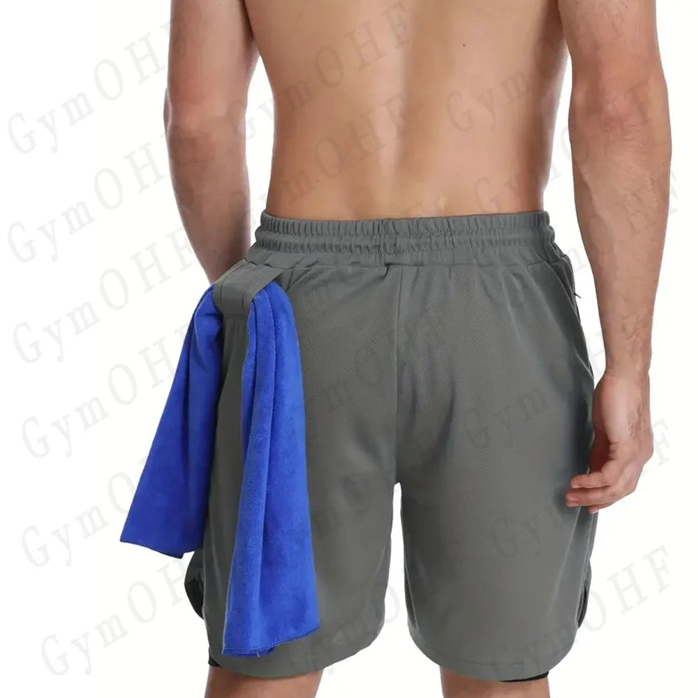 Anime Baki Sport Suits Runing Compression Shirt Shorts Sets Gym Fitness Jogging Training Rashguard Sportwear 2 in 1 Mens