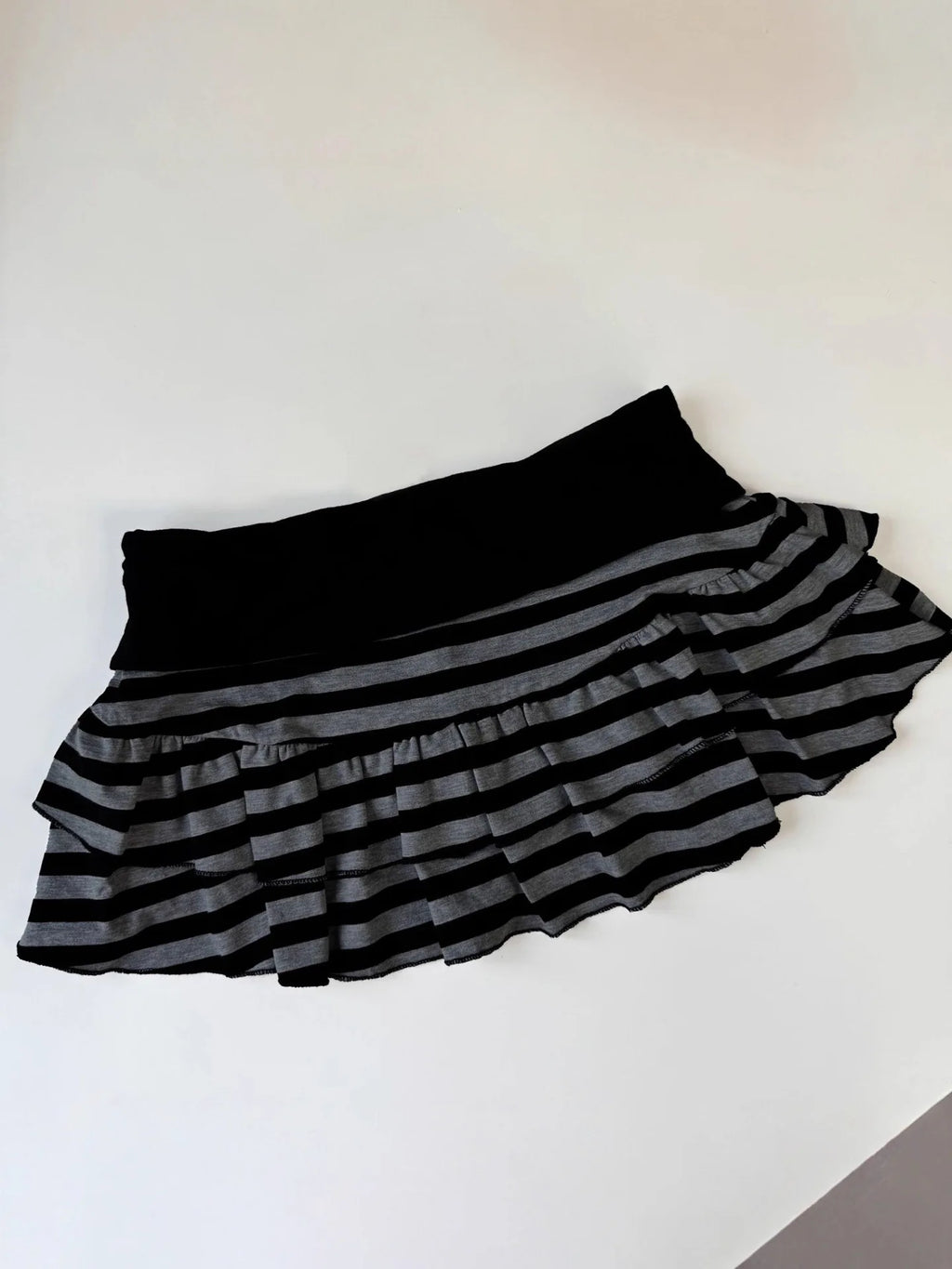 Women's 2026 Striped Color Block A Line Mini Skirt Sexy Y2K Korean Japanese Street Style Niche Versatile Fashion Skirt