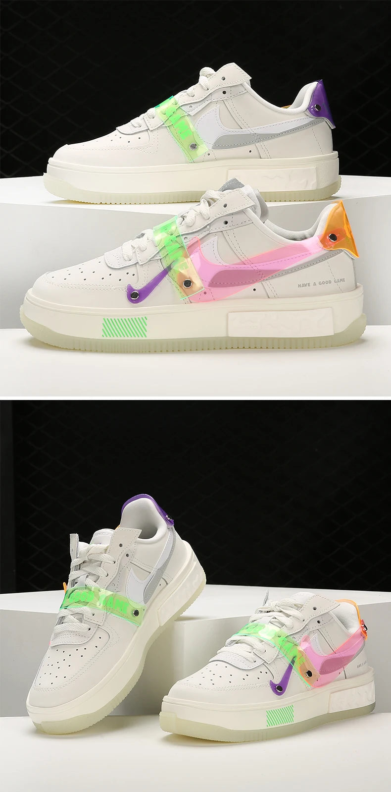 Nike AIR FORCE 1 '07 Women's Air Force One Classic Casual Sneakers DO2332-111