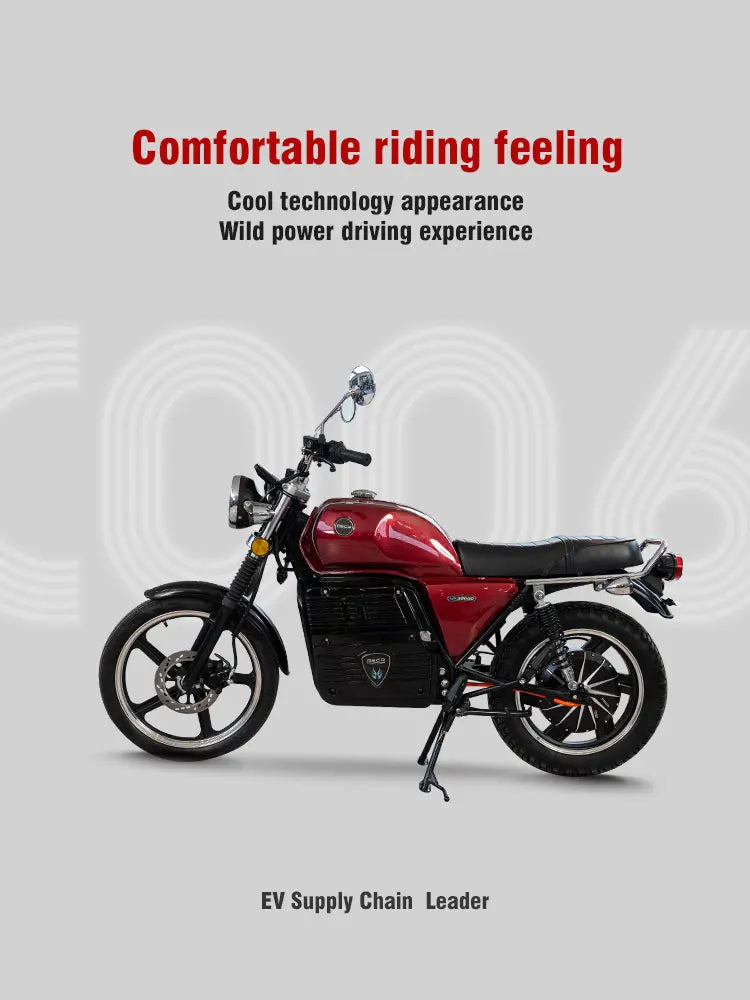 18inch Tire 2500W New Model Customized Racing Adult Electric Motorcycle 70km/h Speed Low Price Wholesale 72v Electric Motorbike