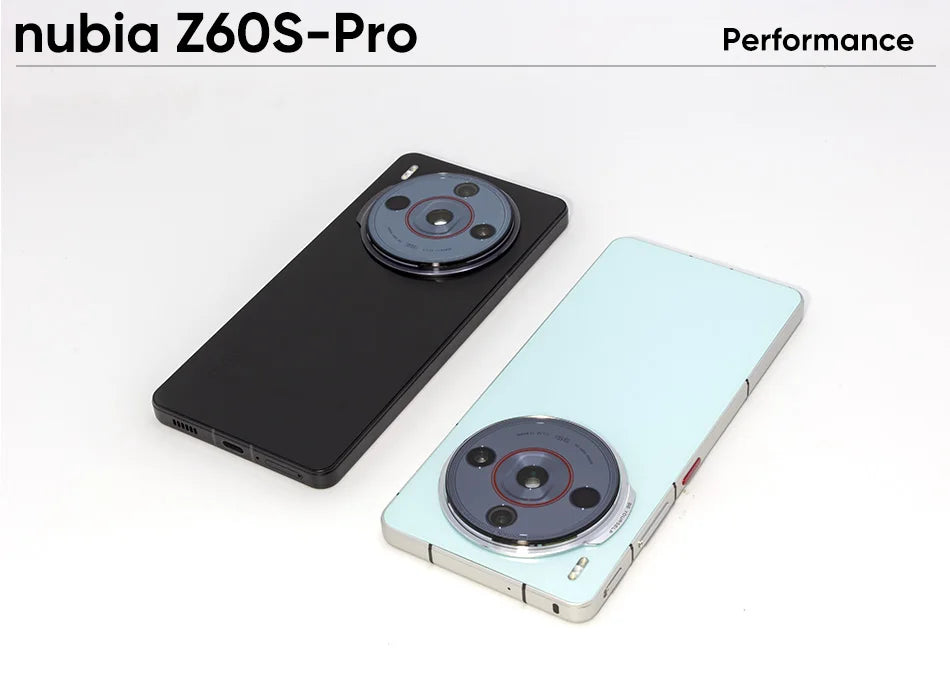 Nubia Z60S Pro Global Version 5G Android Cellphone Snapdragon 8 Gen 2 50MP Triple Camera 120Hz 6.78" AMOLED Screen NFC 5100mAh