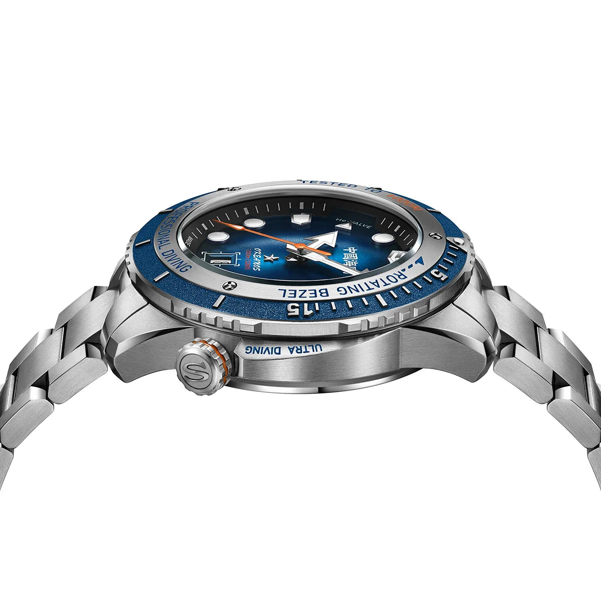 Seagull Deep Ocean Professional Diving Automatic Men's Watch 1000M Waterproof ST2130 Helium Escape Valve Sapphire Crystal 1217