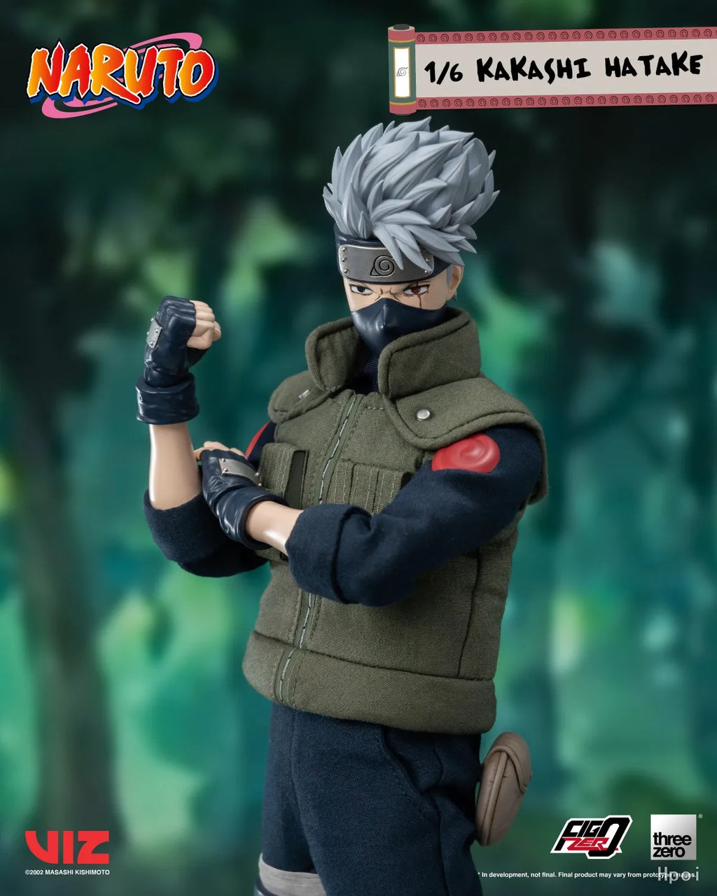 Threezero Genuine FigZero Series Naruto Uzumaki Kakashi Hatake Uchiha Sasuke Japanese Anime 1/6 Scale Action Figures Model Toys
