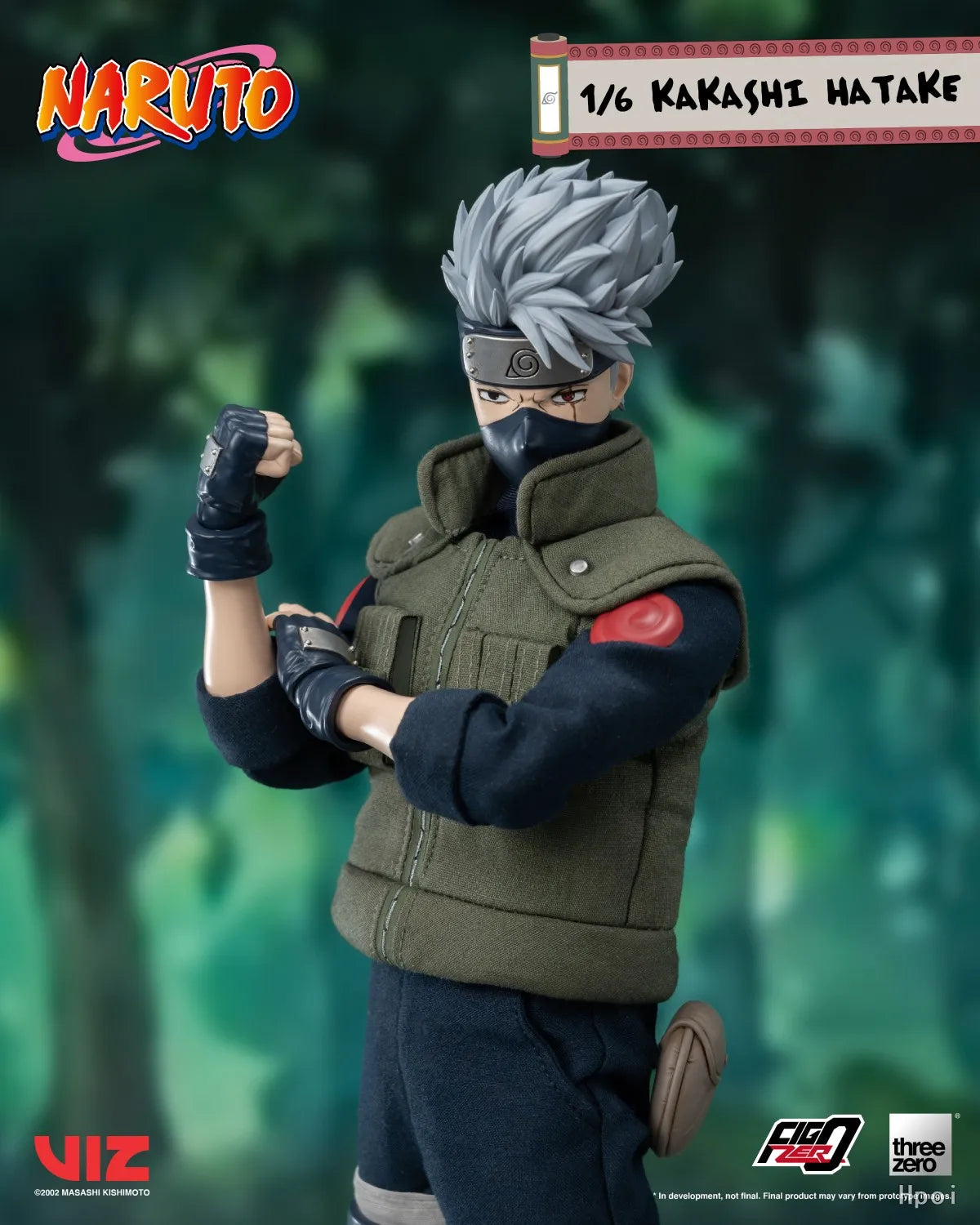 Threezero Genuine FigZero Series Naruto Uzumaki Kakashi Hatake Uchiha Sasuke Japanese Anime 1/6 Scale Action Figures Model Toys