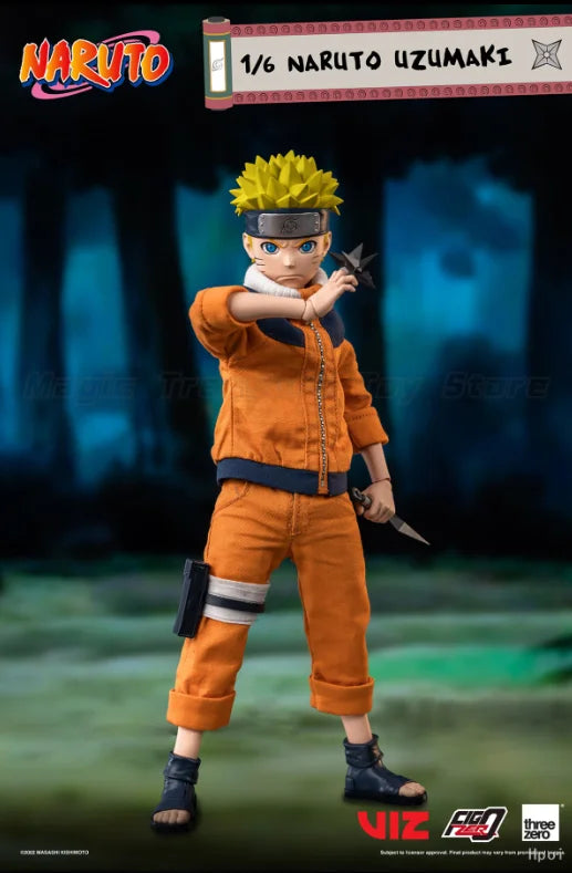 【In Stock】Threezero FigZero NARUTO Naruto Uzumaki Figures Toys