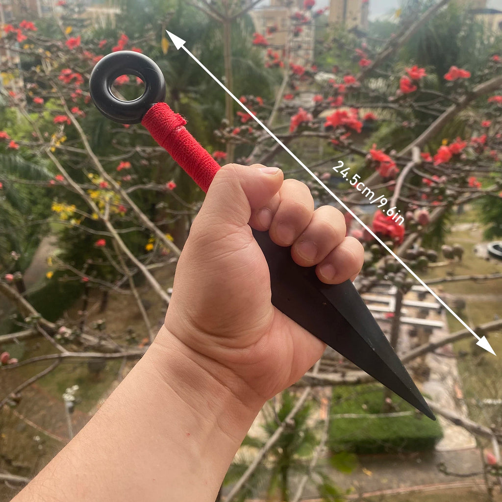 1PC Hyuga Hinata Konoha Sasuke Uzumaki 24.5cm/9.6'' Cosplay PVC Ninja Kunai
