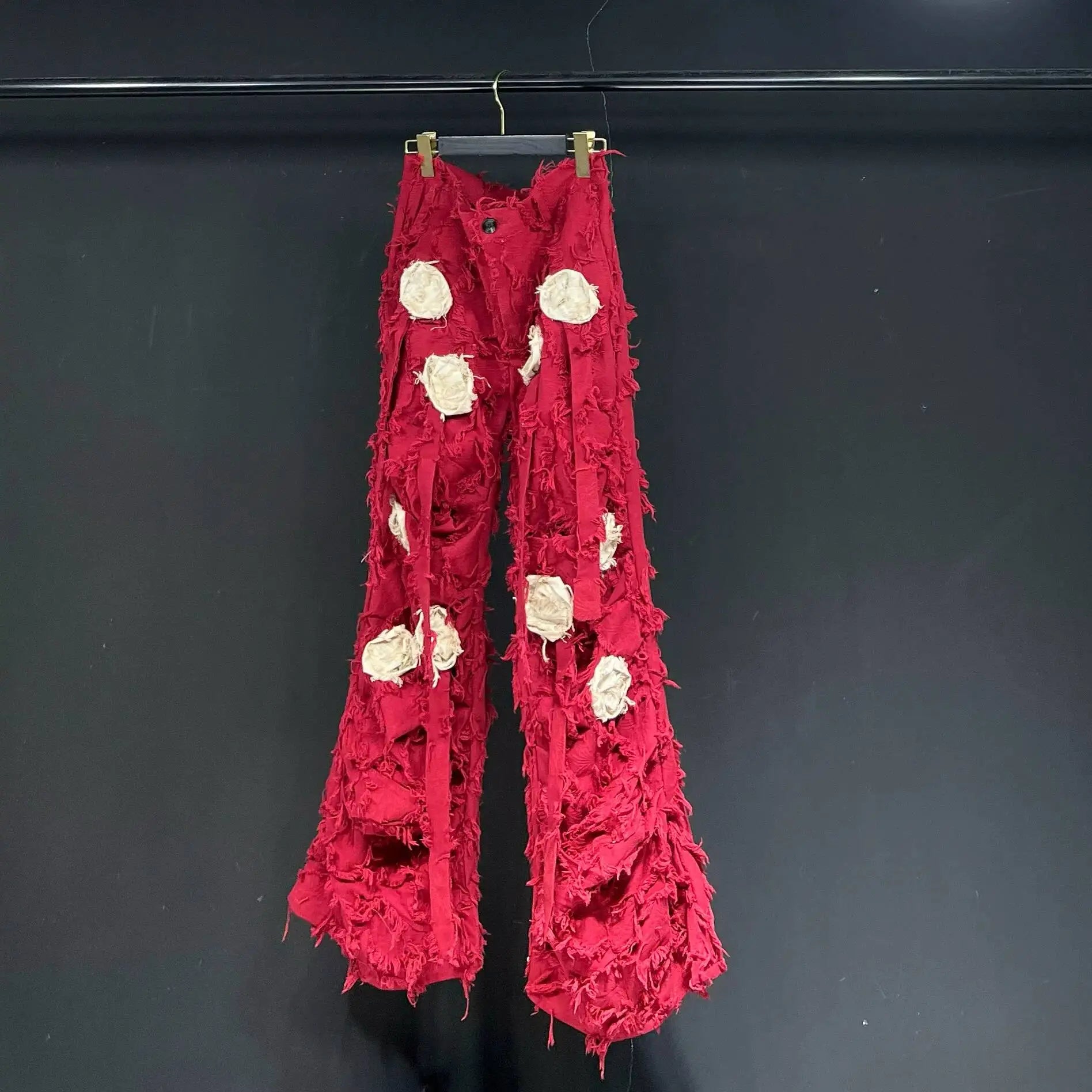 HKSH Original Niche Design Spring Summer Men Floral Casual Pants Simple Light Luxury Waste Land Women Chic Ins Punk Vibe HK22699
