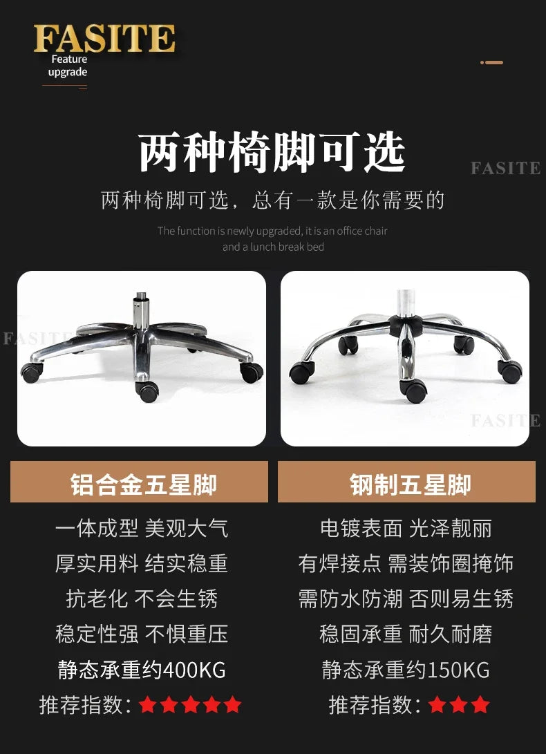Ofice Chair Recliner Scorpion Gaming Leather Pedicure Ofice Chair Luxury Ergonomic Sedia Ergonomica Furnitures reliable