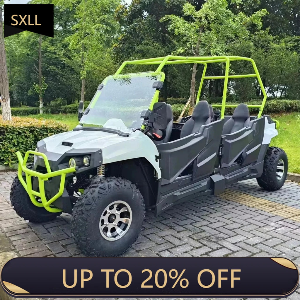 SXLL  Hot Sale 200cc 300cc 400cc 500cc 2 Seats 4 Seats UTV 2WD/4WD All Terrain ATV Adult Off-Road Motorcycle UTV Farme Car