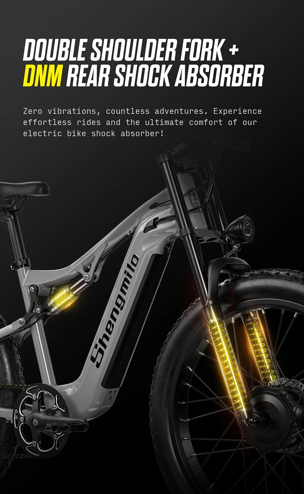 26" Electric Motorcycles fat tire E Bike For Adults,2000W Peak Motor Ebike 31Mph 50Miles 17.5AH Adults Electric Mountain Bicycle