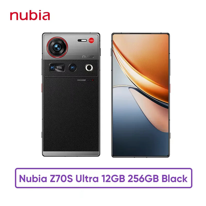 Nubia Z70S Ultra Global Edition Snapdragon 8 Elite 6.85-inch 1.5K 144Hz OLED 6600mAh 80W 64MP+50MP IP69