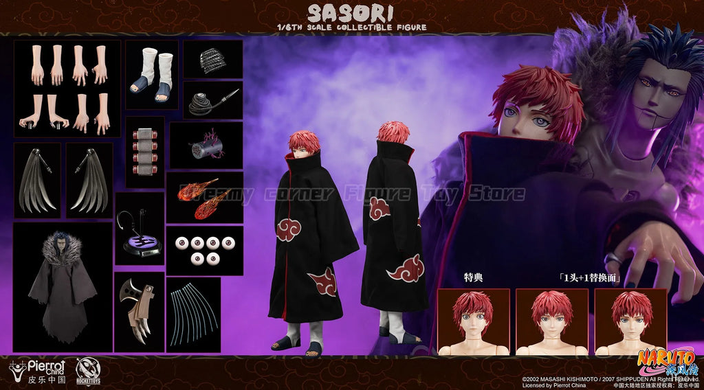 【In Stock】RocketToys ROC-010 NARUTO Sasori 1/6 Action Figure