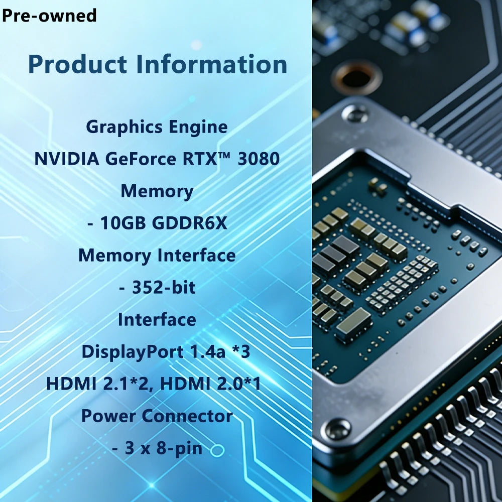 GIGABYTE NVIDIA AORUS RTX 3080 10GB GDDR6X 320bit GV N3080AORUS X 10GD graphics card PCI-E4.0 DP HDMI 8pin For Desktop PC Gaming
