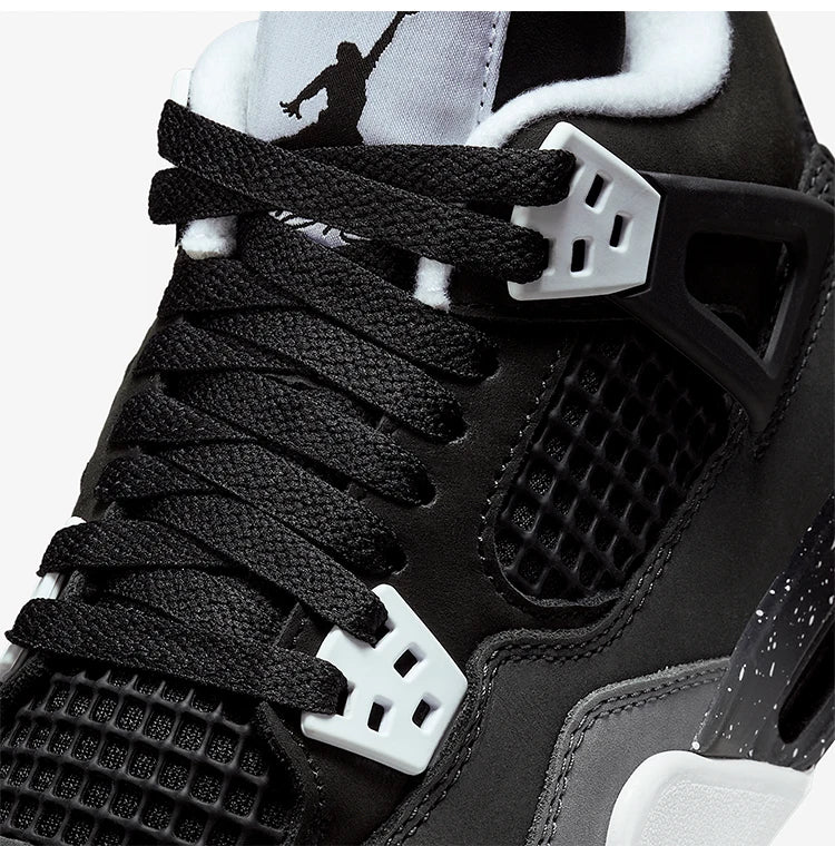 Nike genuine Air Jordan 4 GS women's large children's shock-absorbing sports shoes FQ8213-002