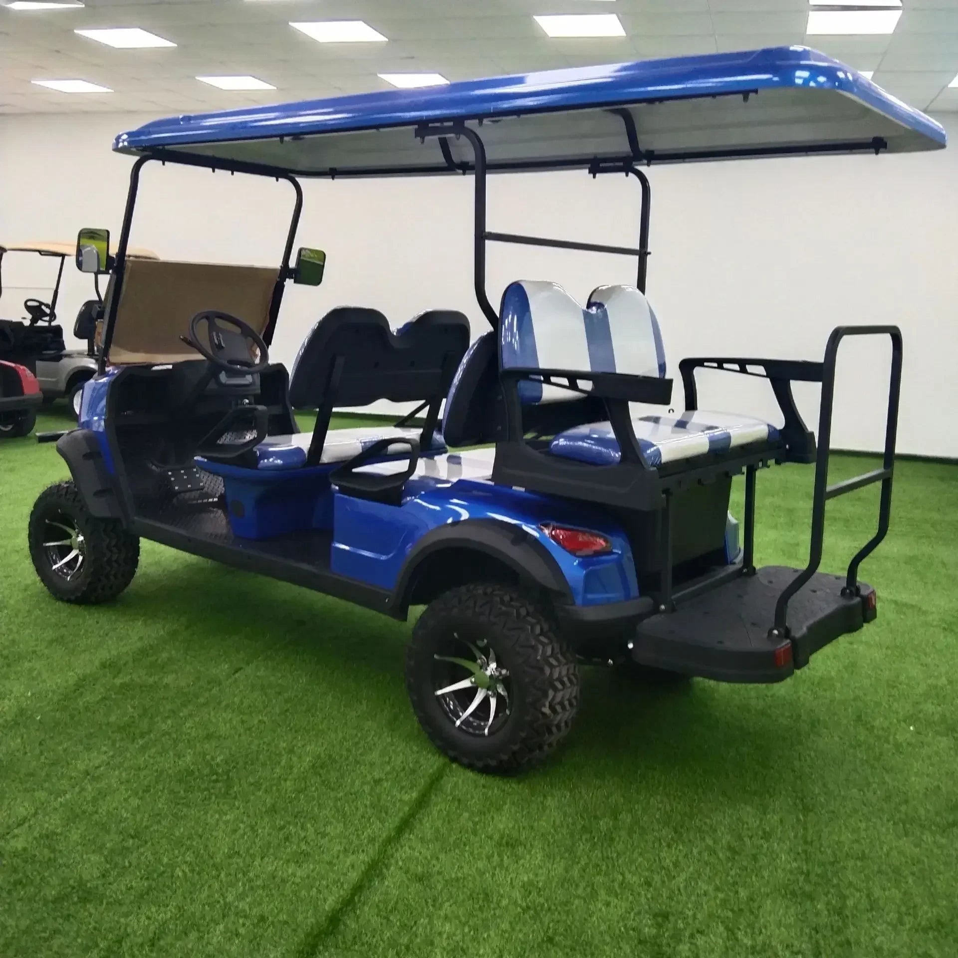 Luxury New Electric htseeing Bus 6 Seater Battery Operated Golf Cart