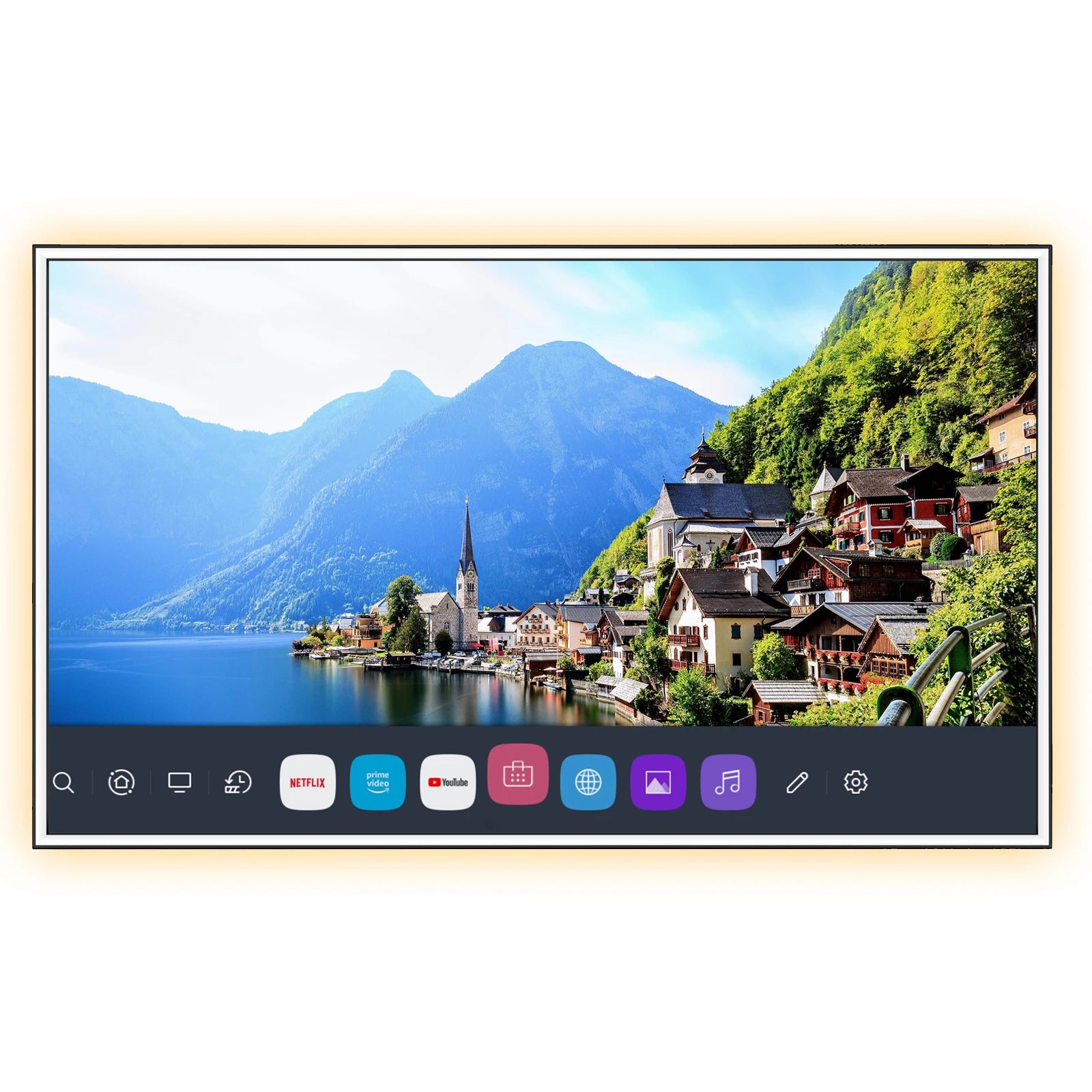 43 inches Smart LED Light Mirror TV Makeup Television Salon DTV Tuner Soulaca Living Room Decoration webOS System