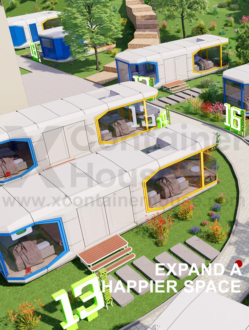 Leak Proof Luxury Prefabricated House Hot Insulation CE Approved High Quality Prefab Capsule House Space Capsule Home Modular