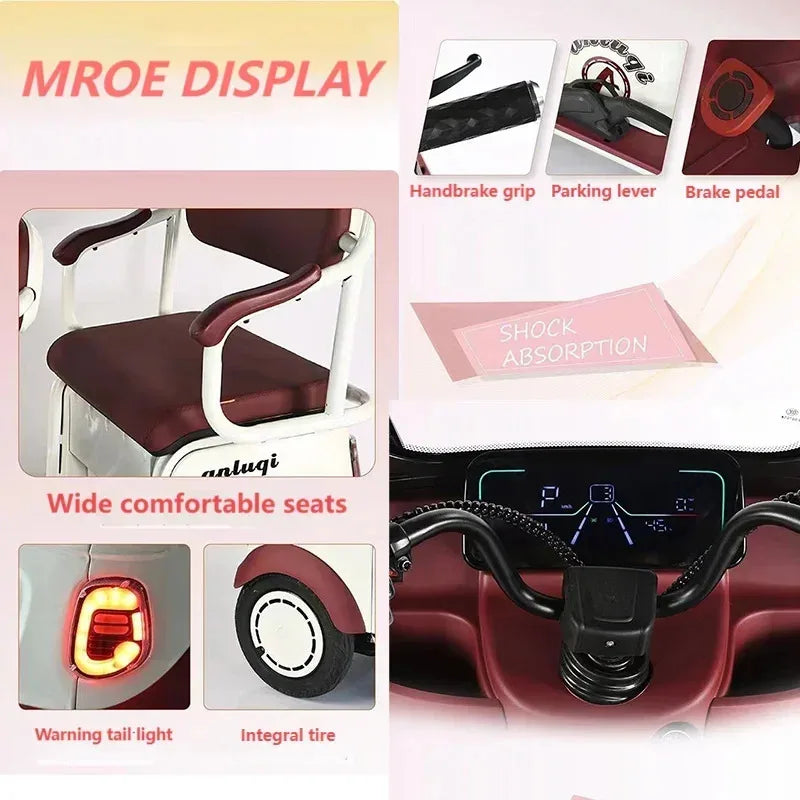cargo electric tricycle  tricycles for adults 3 wheel motorcycle   800W