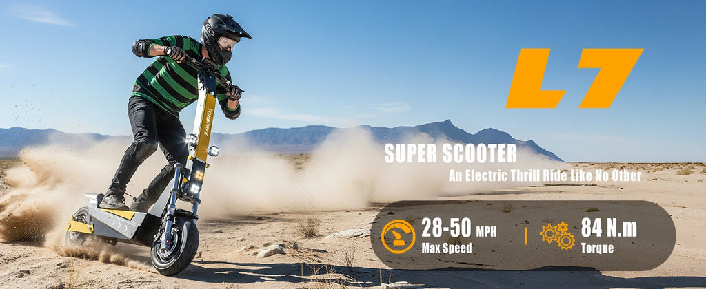 Terrosor 3000Wx2 Adult Electric Scooter Dual Motor Top Speed 50MPH,60V35AH, 11-inch Off-Road Tires Sport Folding EScooter