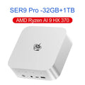 Beelink SER9 Pro AMD Ryzen AI9 HX370 Powerful AI PC 32G DDR5 1T NVME SER10 Max HX470 H255 Gaming PC PCIe4.0 SSD Desktop Computer